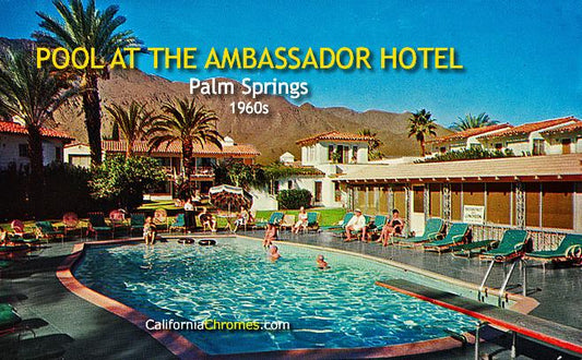 Pool at the Ambassador Hotel #2 Palm Springs, c.1960