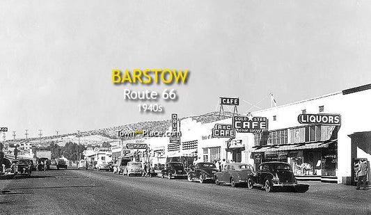 Barstow and Route 66, 1940s