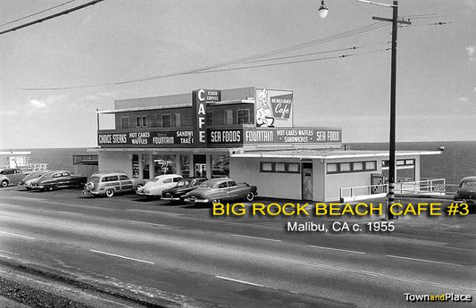 Big Rock Beach Cafe #3, Malibu CA c1955
