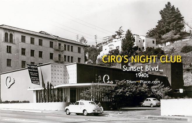 Ciro s Nightclub 1 Hollywood 1940s townandplace Pix2Canvas