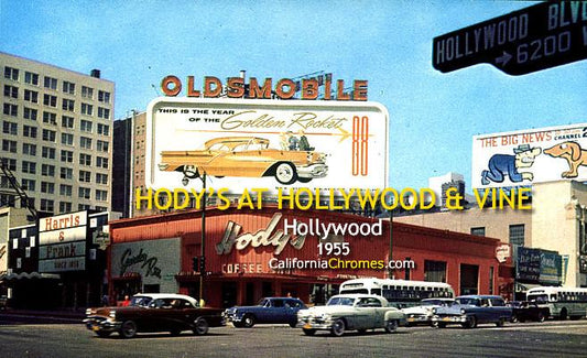 Hody's at Hollywood & Vine, c1950s