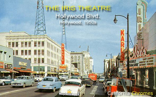 The Iris Theater, Hollywood Blvd., 1950s