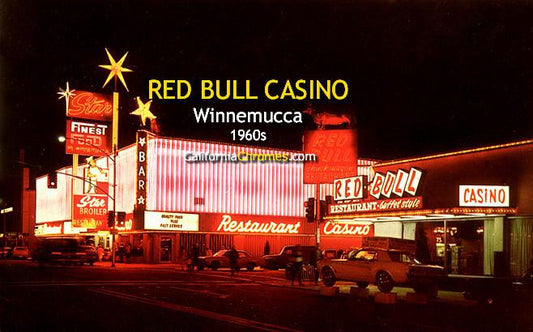 Red Bull Casino, Winnemucca Nevada c1960s