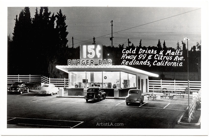 Fifteen Cent Burger Bar, Redlands, c.1950