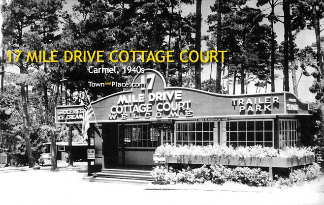 17 Mile Drive Cottage Court, Carmel c.1940s