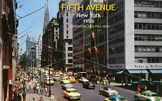 Fifth Avenue, New York, 1950s