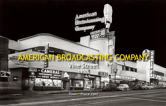 American Broadcasting Company, Hollywood, 1950s