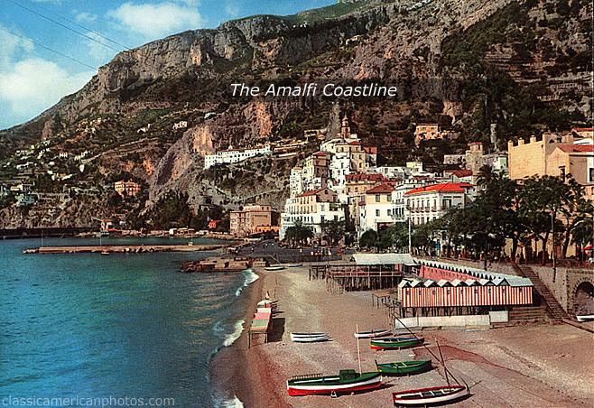 The Amalfi Coastline Italy, 1960