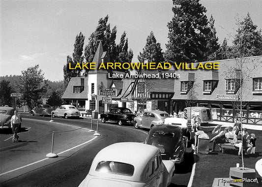 Lake Arrowhead Village San Bernardino Mtns. c.1950
