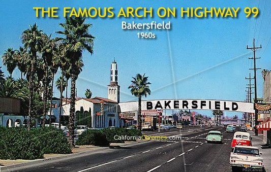 The Famous Arch on Highway 99, Bakersfield,1960s