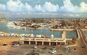 Balboa Island from Irvine Terrace c.1955