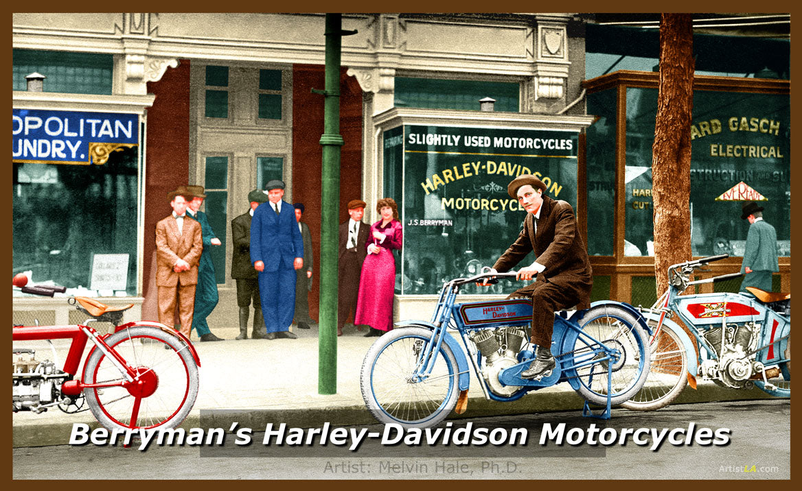 J.S. Berryman's Harley-Davidson, 1915