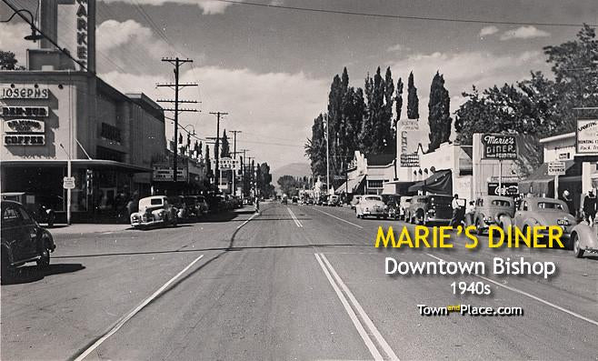 Marie's Diner, Downtown Bishop c.1940s