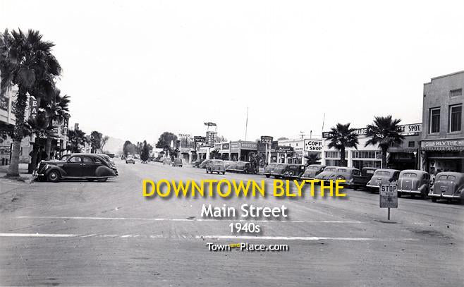 Downtown Blythe, 1940s