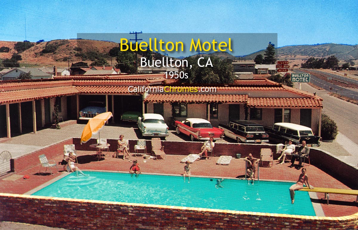 BUELLTON MOTEL - Buellton, California 1950s