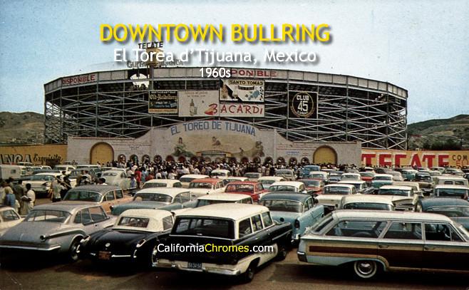 Downtown Bullring, El Toreo d'Tijuana Mexico c1965