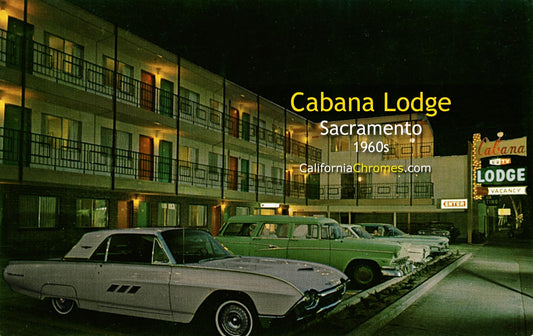 CABANA LODGE - SACRAMENTO, California 1960s