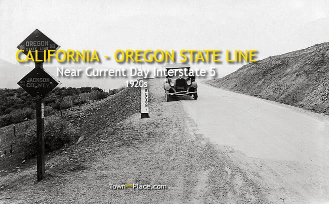 California - Oregon Stateline, #1