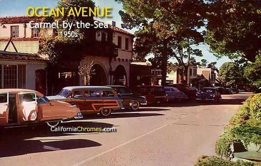 Ocean Avenue Carmel-By-The-Sea, c.1955