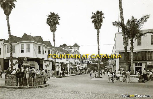 Fountain at Catalina, c.1940s