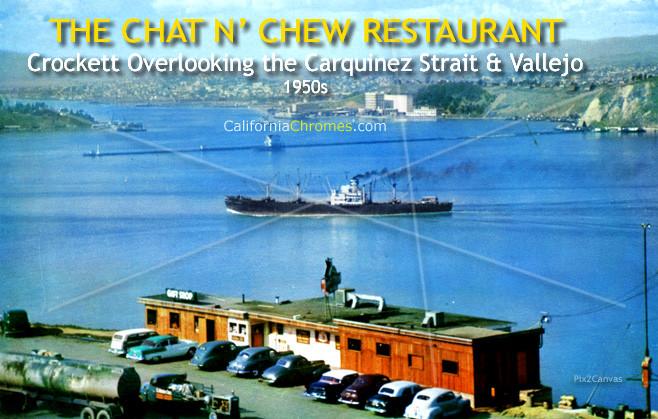 Chat N' Chew Restaurant, Crockett, 1950s