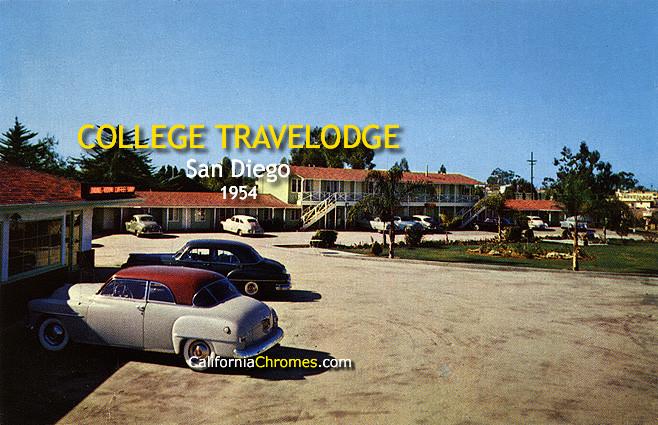 College TraveLodge San Diego, 1954