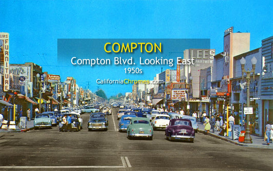 COMPTON, California - Compton Blvd.