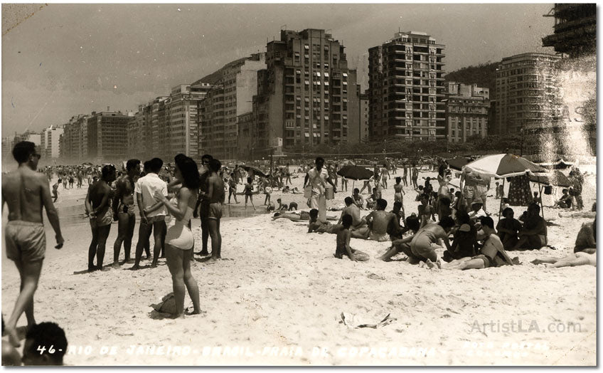 Copacabana Beach, Rio De Janeiro #2, 1950s