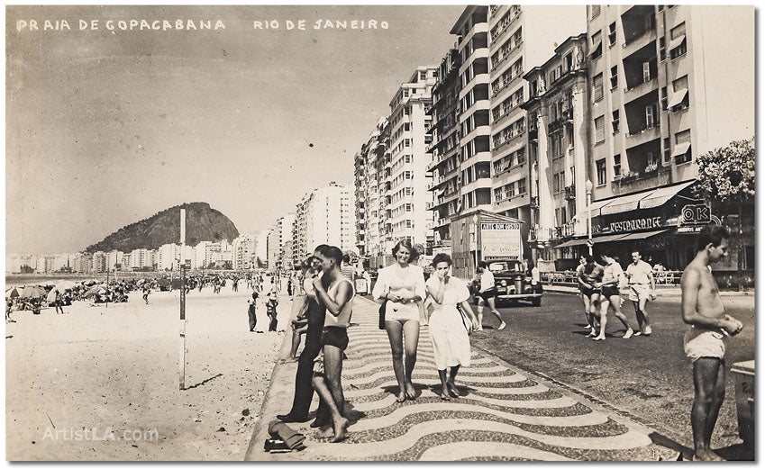 Copacabana Beach, Rio De Janeiro, 1940s