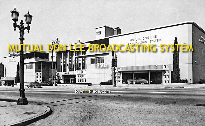 Mutual Don Lee Broadcasting System, Hollywood, 1950s