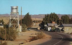 WOODIE WAGON PASSING THRU EARP -  San Bernardino County, CA c.1955