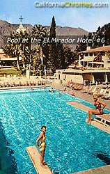 The El Mirador Hotel Pool c.1955