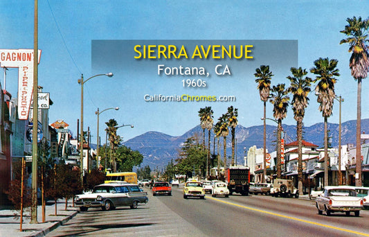 SIERRA AVENUE - Fontana, California 1960's
