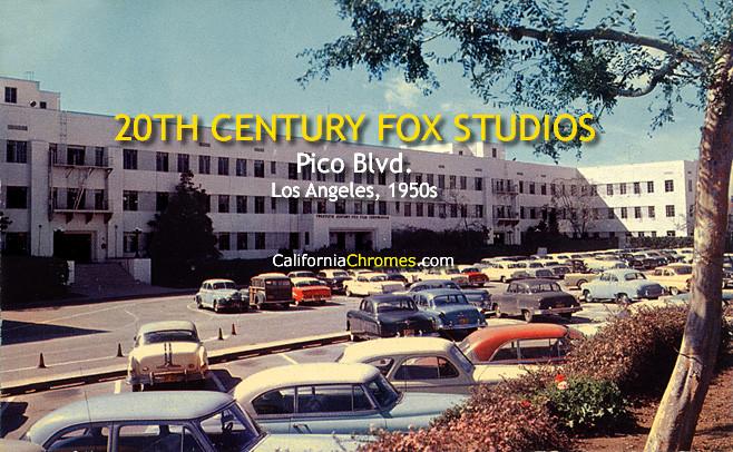 20th Century Fox Studios on Pico Los Angeles, c.1955