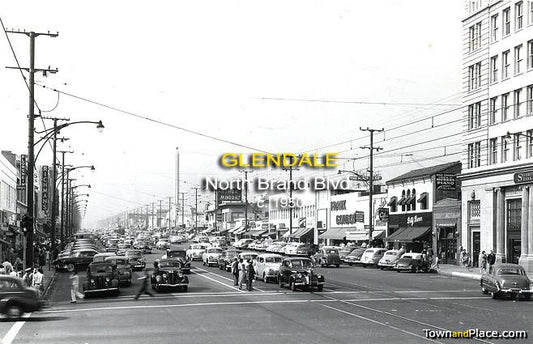 Glendale, North Brand Blvd., c.1950s