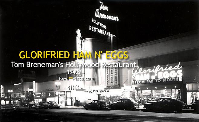 Glorifried Ham N' Eggs, Tom Breneman's Restaurant, 1940s