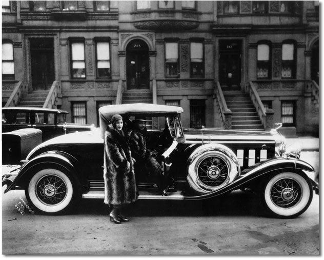 HARLEM 1932 - VanDerZee Reimagined - Couple in Raccoon Coats