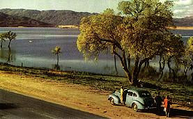 A View of Henshaw Lake San Diego County, c.1950