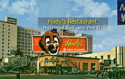 HODY'S RESTAURANT - Hollywood & Vine 1960s