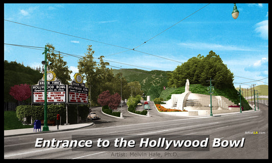 Entrance to the Hollywood Bowl, c.1945