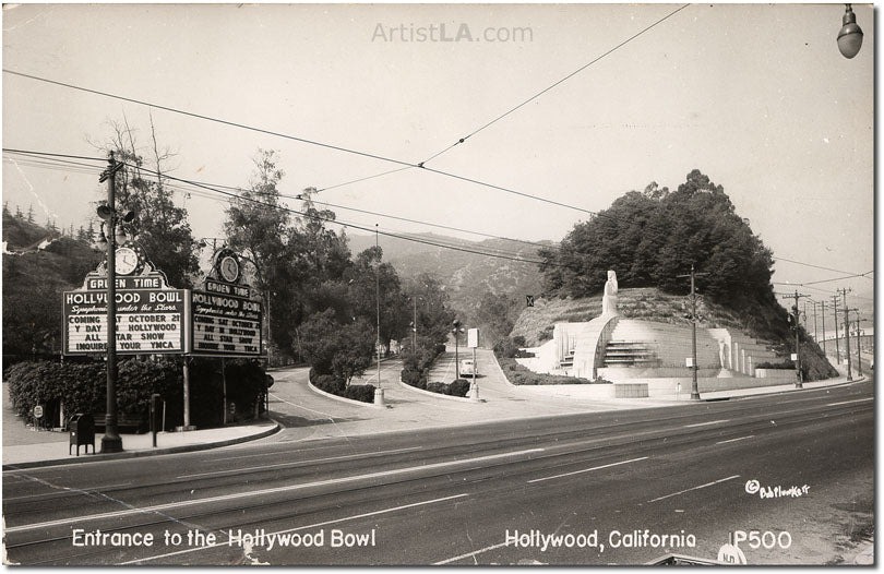 Entrance to the Hollywood Bowl, c.1945