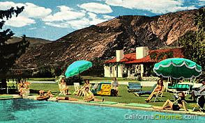 Pool at Ingleside Inn c.1945