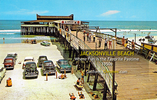 JACKSONVILLE BEACH - Florida 1950s