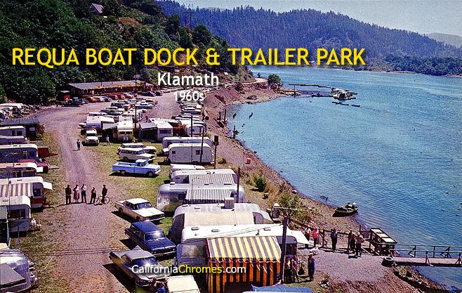 Requa Boat Dock & Trailer Park Klamath River, c.1960