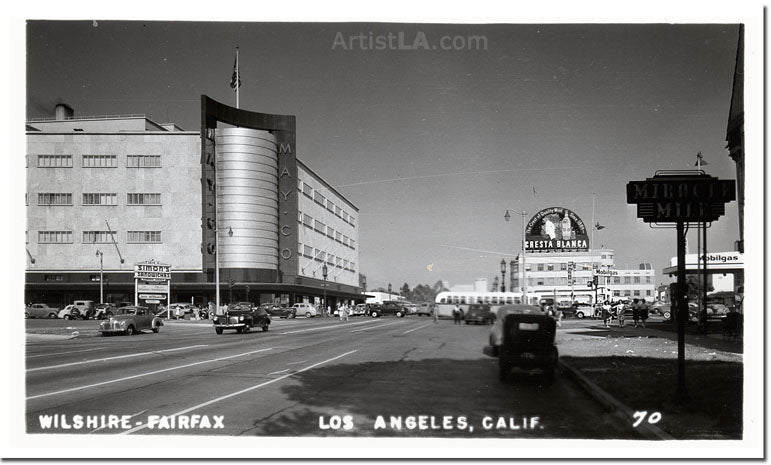Miracle Mile, Los Angeles, c.1940