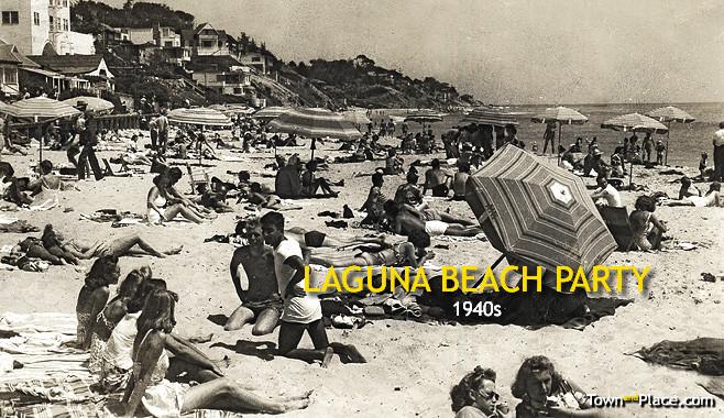 Laguna Beach Party, c.1940s