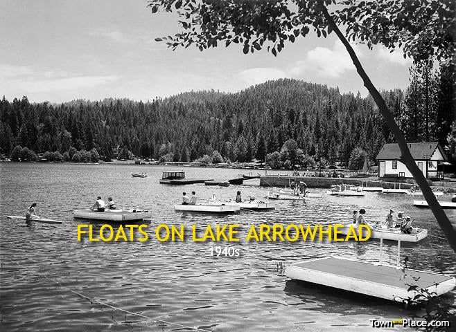 Floats on Lake Arrowhead, c.1940s