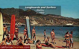 Long Boards and Surfers Malibu, c.1960