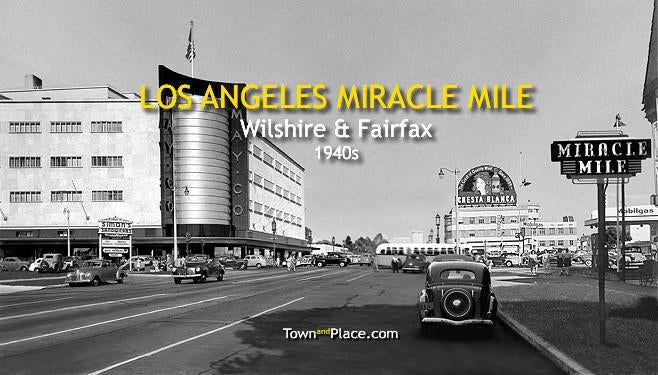 Los Angeles Miracle Mile, 1940s