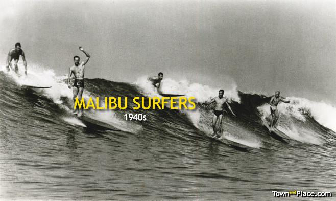 Malibu Surfers, c.1940